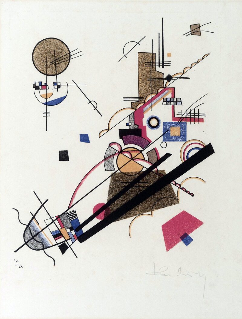 Wassily Kandinsky, Fröhlicher Aufstieg, 1923