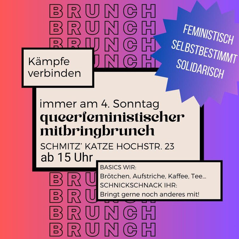 queerfeministischer Mitbringbrunch