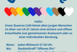 Bild: Queeres Cafe Flyer