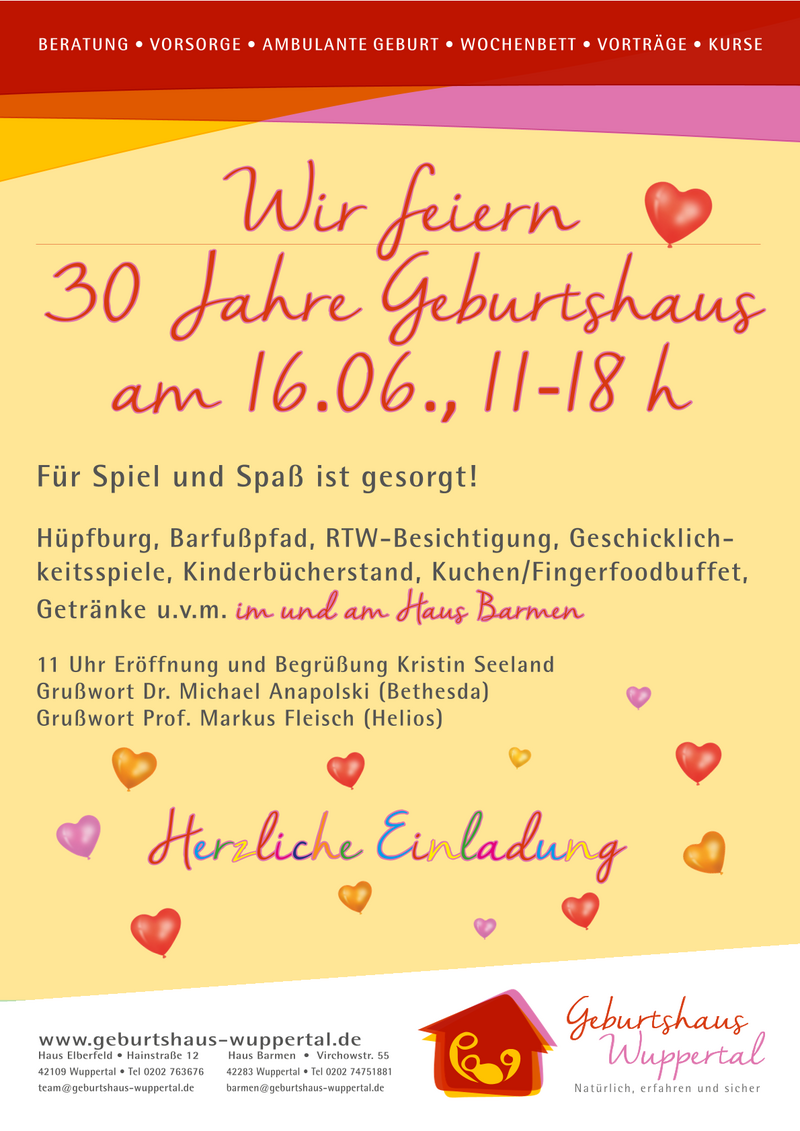 30 Jahre Geburtshaus