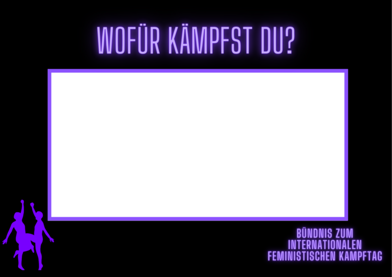 Vorlage: Wofür kämpfst Du?