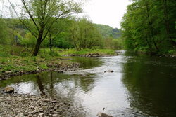 renaturierte Wupper Rutenbeck