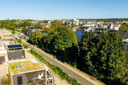 Stadtführungen Wuppertal_Blick über Nordbahntrasse und Quartier Mirke