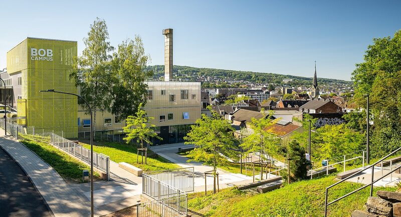 Blick vom Bob Campus nach Westen