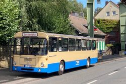 Oldtimerbus in Vohwinkel Höhe Bruch