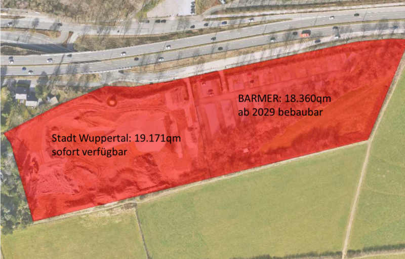 Grundriss der beiden Teilflächen