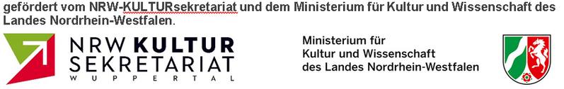 Gefördert vom Ministerium für Kultur und Wissenschaft des Landes Nordrhein-Westfalen