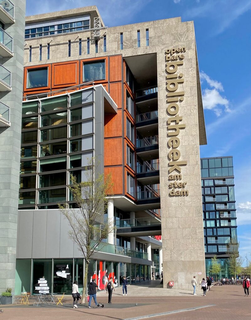 Öffentliche Bibliothek Amsterdam Außenansicht