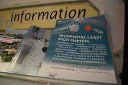Informationsmaterial "Wuppertal lässt sich impfen"