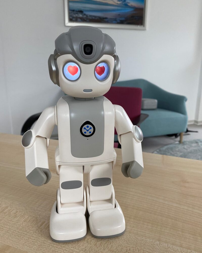 Ein Roboter der Stadtbibliothek.