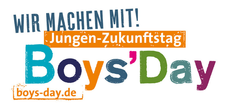 Logo Boys'Day - wir machen mit