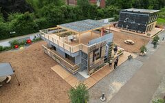 Häuser des Solar Decathlon, die jetzt als Living Lab genutzt werden