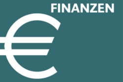 Eine Graphik mit Schriftzug Finanzen und dem Euro-Zeichen