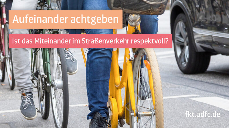 Symbolfoto Fahrradklima-Test: Ist das Miteinander im Straßenverkehr respektvoll?