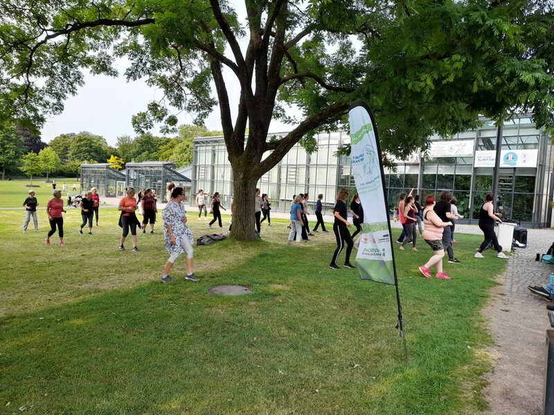 Sport im Park auf der Hardt