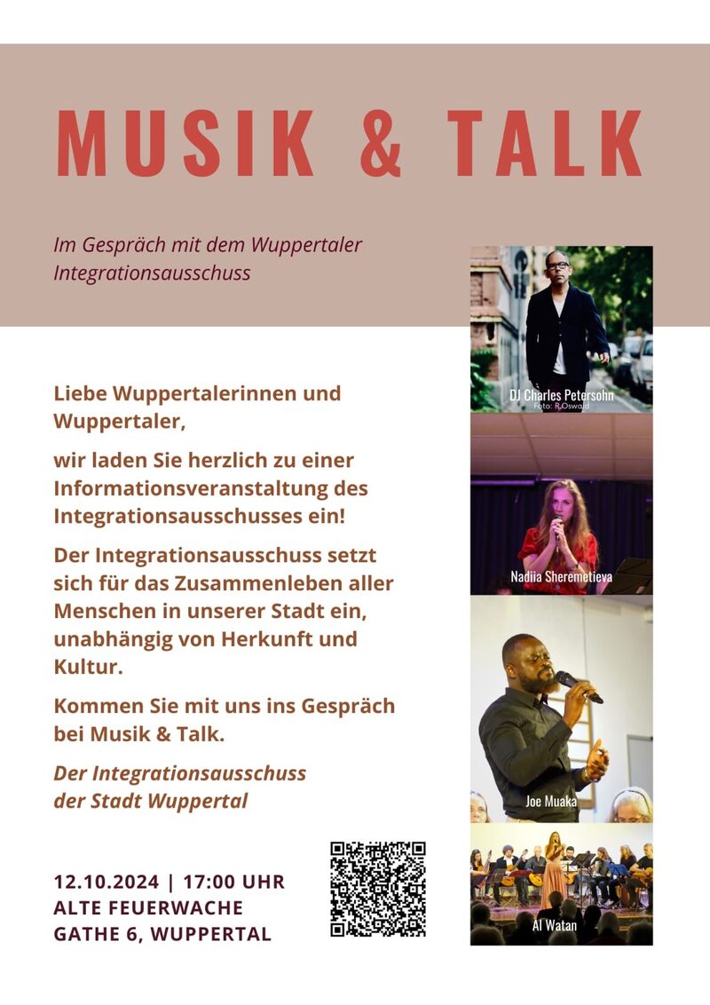 Plakat Musik & Talk