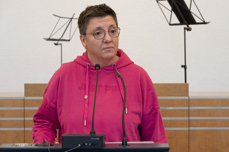 Christiane Freyer am Rednerpult