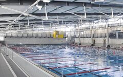 Das Becken im Schwimmsportleistungszentrum