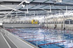 Das Becken im Schwimmsportleistungszentrum