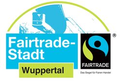 Fairtrade-Stadt Wuppertal Logo.