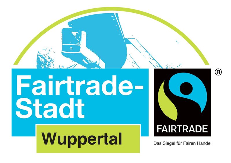 Fairtrade-Stadt Wuppertal Logo.