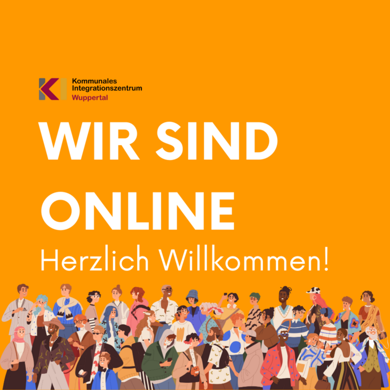 Grafik KI Wir sind online