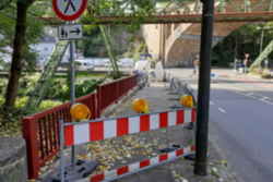 Ansicht altes Geländer auf der Neuen Zoobrücke