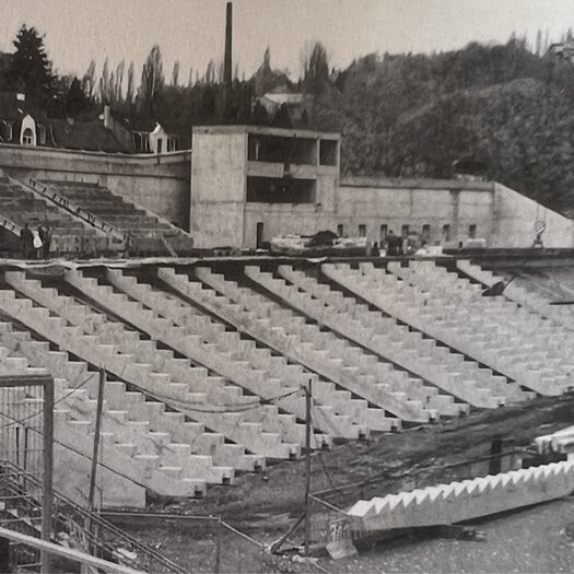 Umbau der Haupttribüne