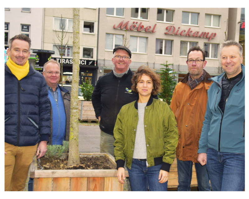 Winterbepflanzung Platz am Kolk